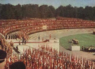 Tribune de l'esplanade à Nuremberg