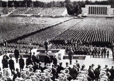 Tribune de l'esplanade à Nuremberg