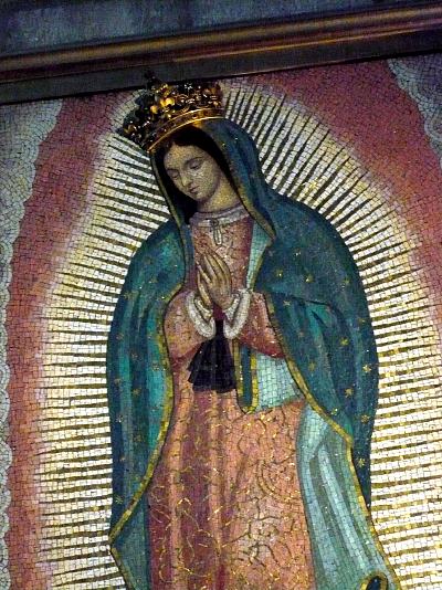 Peinture "Vierge de Guadalupe de Mexico"