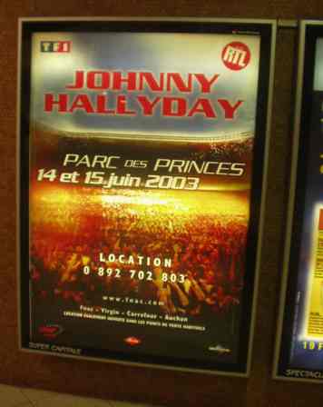 affiche Johnny Halyday