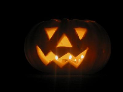 Citrouille creusée pour Halloween