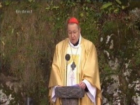 Messe du 9/11 à la grotte de Lourdes