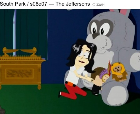 "South Park" - serie 8 - épisode 07 - intitulé "The Jeffersons"