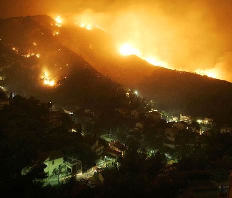 Incendies à Marseille 2009 