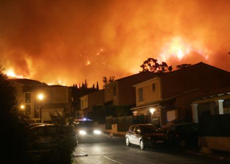 Incendies à Marseille 2009 
