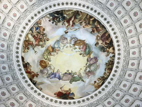 Apothéose de G. Washington — Capitole — Washington