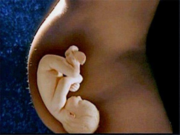 Enfant dans le sein de sa mère