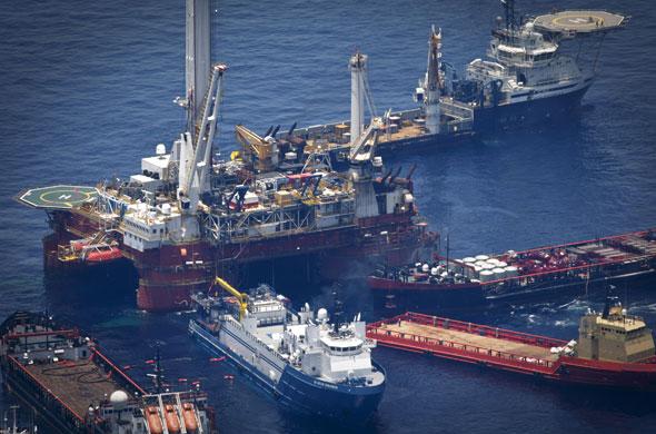 — navires opérant lors de la catastrophe Deep water Horizon de bp — Golfe du Mexique — Mai 2010 — 