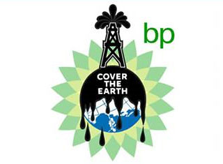 Caricature logo bp