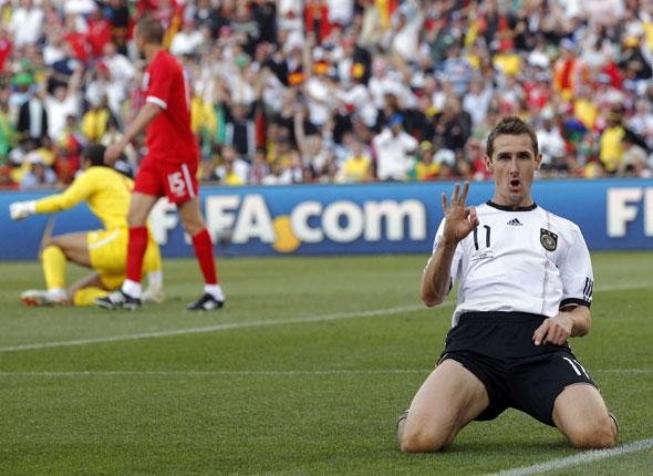 Miroslav Marian Klose jubilatoire 
