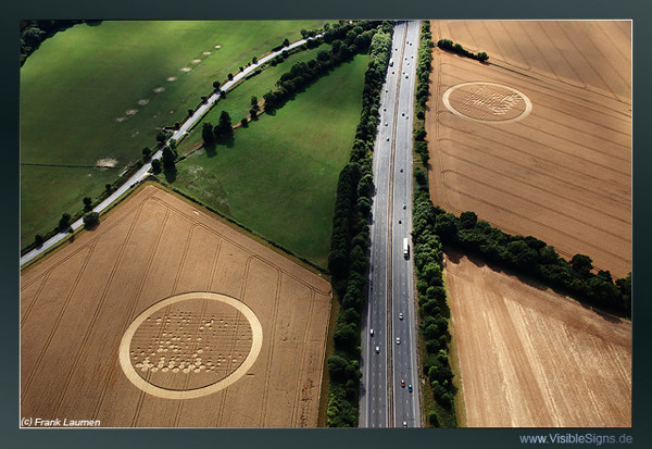 Crop circle découvert le 30 Juillet 2010. Wickham Green (South of M4), près de Hungerford dans le Berkshire.