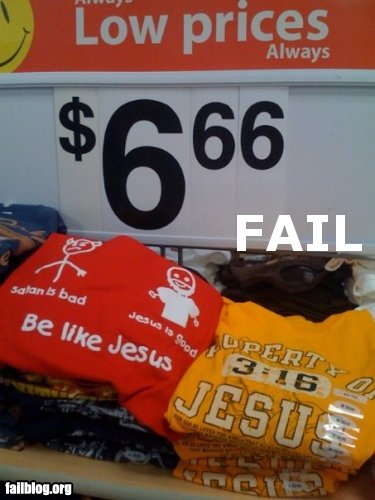 - T-shirts vendus au prix de 6$66 - 