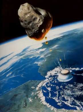 impacts de météores sur la terre