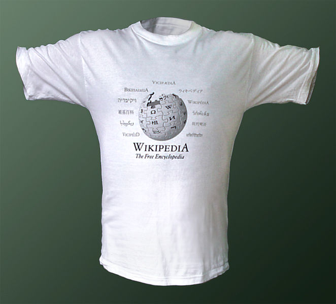 - T-shirt visant à faire connaître Wikipédia - 