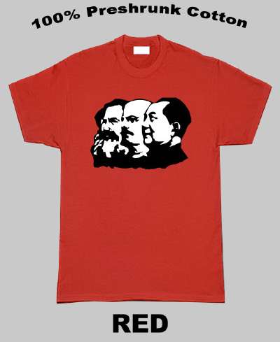 - "T-shirt" RED Marx Lenine Mao - 