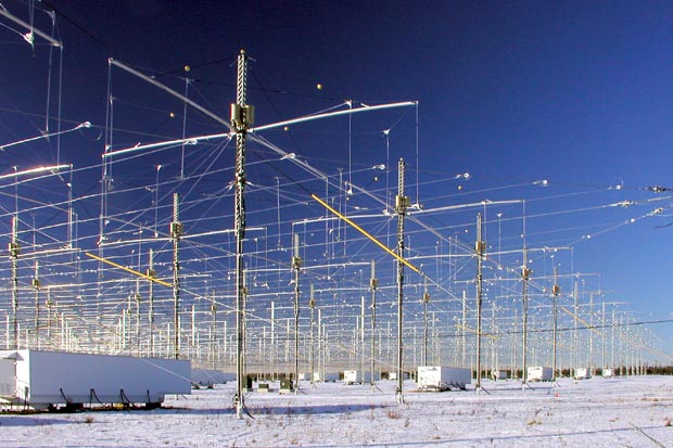 Site H.A.A.R.P. près de Gakona, en Alaska