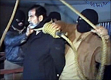 Pendaison de de Saddam Hussein