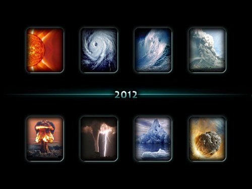 Cataclysmes prévus pour l'année 2012  Vents solaires, cyclones, tsunamis, eruptions volcaniques  conflit nucléaire, orages et tornades, climatologie chaotique, objets célestes