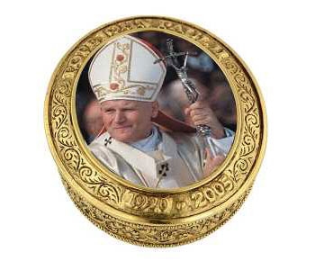 Etui à rosaire Jean-Paul II