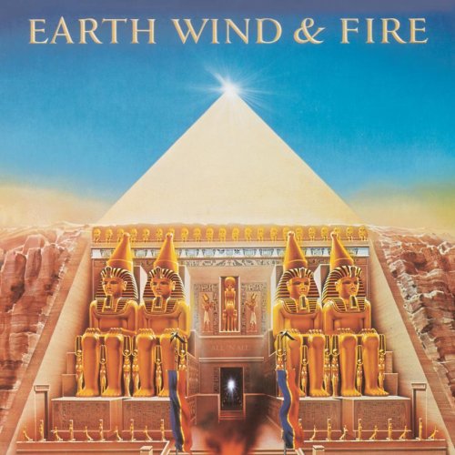 Couvertures recto/verso de l'album "All in all" du groupe Earth Wind & Fire