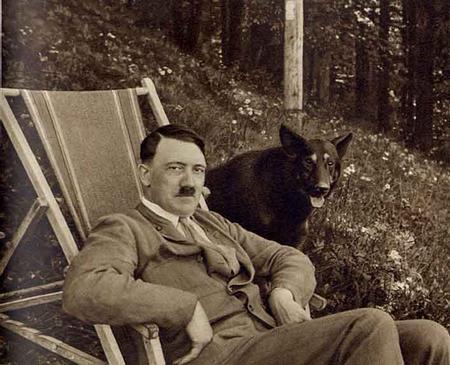 Hitler et son chien loup