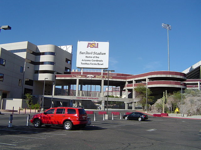 Stade Sun Devil dans la banlieue de Phoenix en Arizona