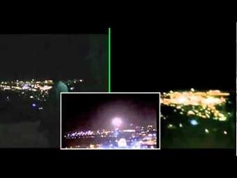 UFO observé au-dessus du Dome du Rocher à Jérusalem en Israël  28 Janvier 2011