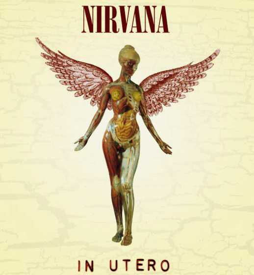 Couverture de l'album "in utero" du groupe Nirvana