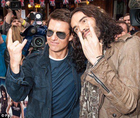 Tom Cruise et Russel Brand