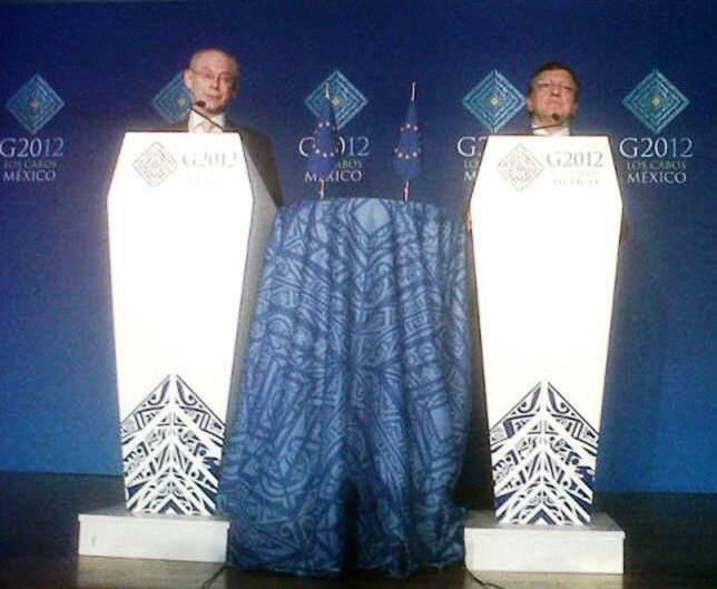 Messieurs Van Rompuy et Barrosso