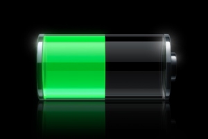 Icône d'état de charge de batterie d'iPhone Apple