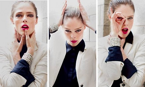 Triple signe Illuminati par le mannequin Coco Rocha