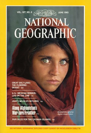The Afghan Girl – Couverture du National Geographic