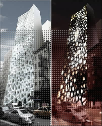 Thème du Projet de façade de la future mosquée devant être érigée à proximité du Ground Zero