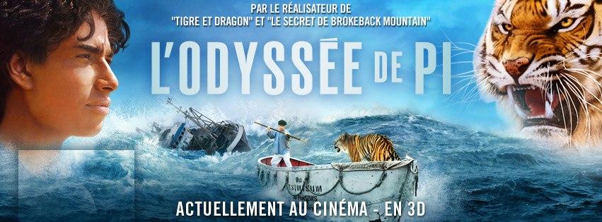 2012 : L'Odyssée de Pi de Ang Lee