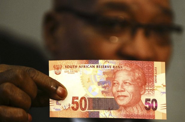 projet de billet de banque Nelson Mandela de 50 Rand