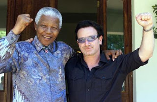 Nelson Mandela et Bono