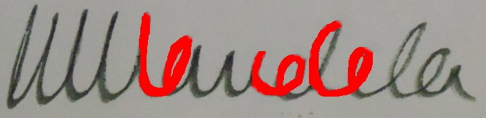 signature de Nelson Mandela