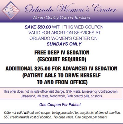 coupon promotionnel avortement