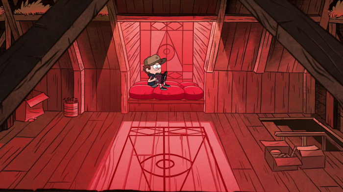 Capture d'écran: série "Gravity Falls" sur Disney channel 411