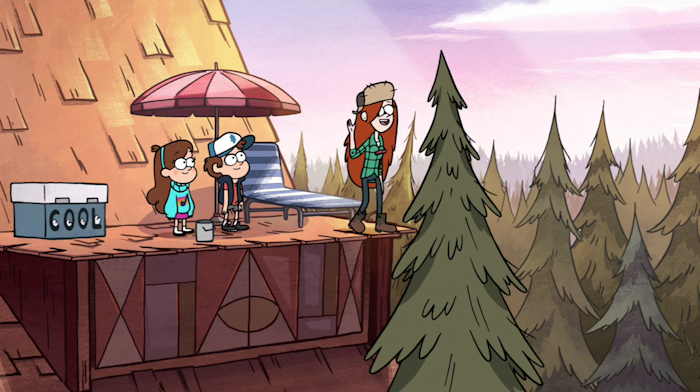 Capture d'écran: série "Gravity Falls" sur Disney channel 411