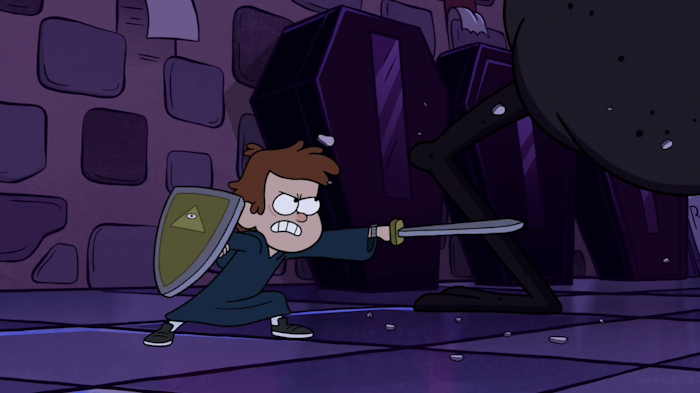 Capture d'écran: série "Gravity Falls" sur Disney channel 411