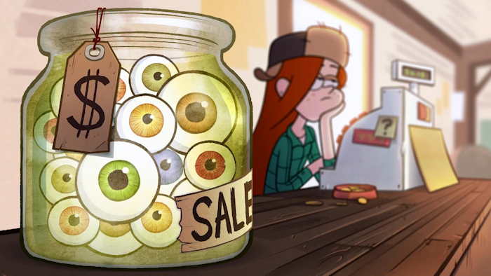 Capture d'écran: série "Gravity Falls" sur Disney channel 411