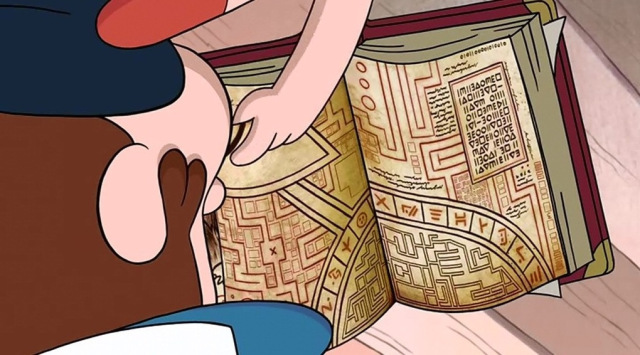 Capture d'écran: série "Gravity Falls" sur Disney channel 411