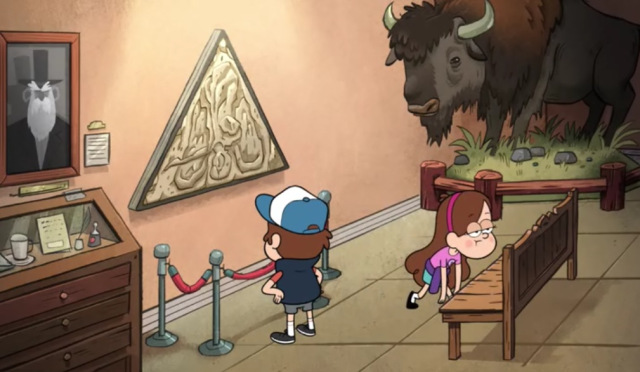Capture d'écran: série "Gravity Falls" sur Disney channel 411