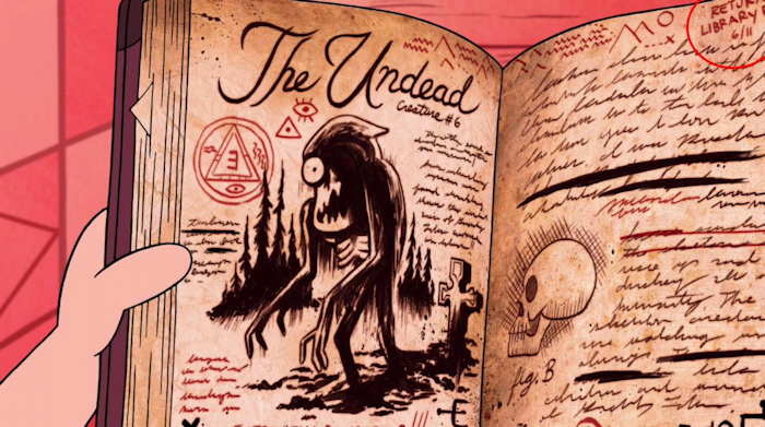 Capture d'écran: série "Gravity Falls" sur Disney channel 411