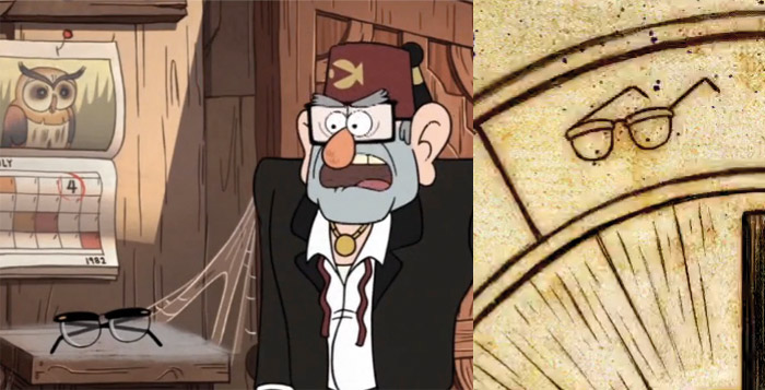 Capture d'écran: série "Gravity Falls" sur Disney channel 411