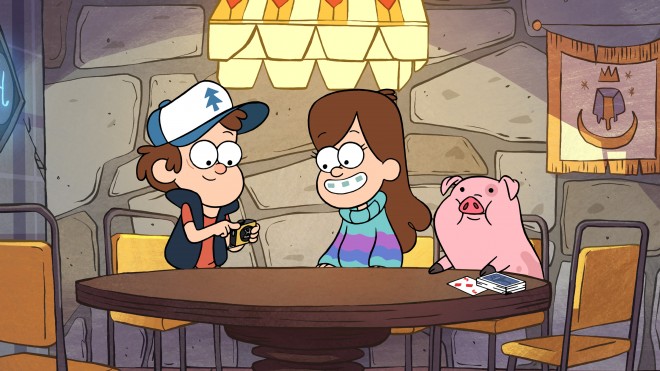 Capture d'écran: série "Gravity Falls" sur Disney channel 411