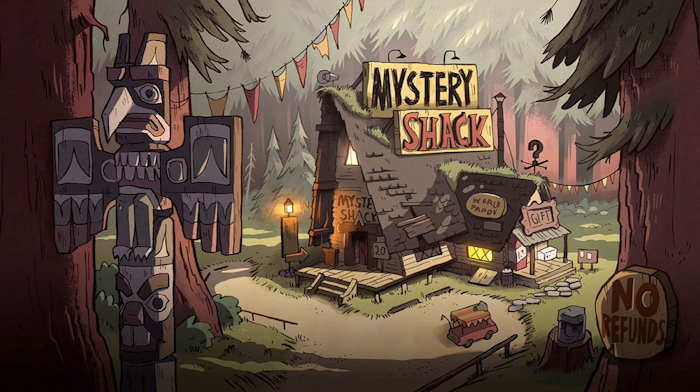 "Gravity Falls" "MYSTERY SHACK"
