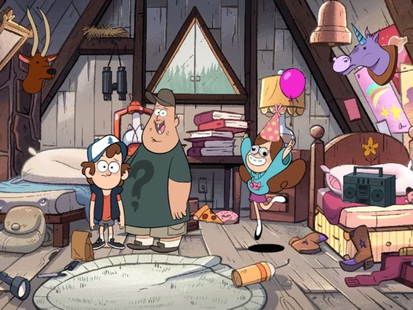 Capture d'écran: série "Gravity Falls" sur Disney channel 411